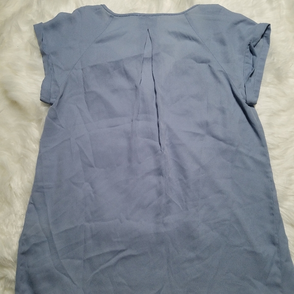 Max Studio Blue Blouse L - Picture 2 of 4